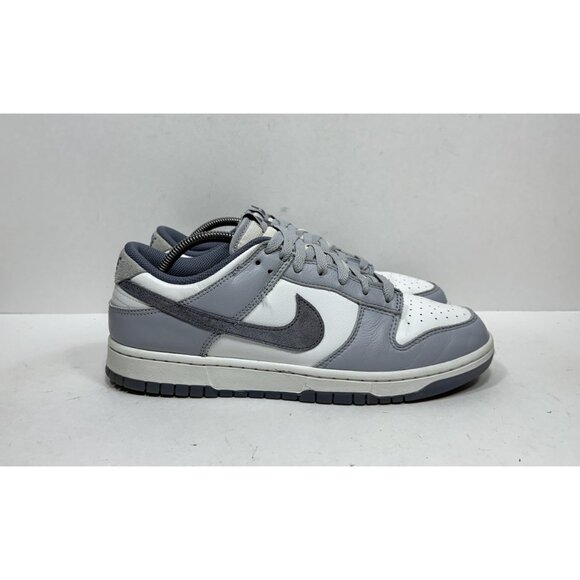 Nike Dunk Low Retro SE Mens Size 10 FJ4188-100 White Light Carbon Shoes Sneakers - Picture 1 of 10
